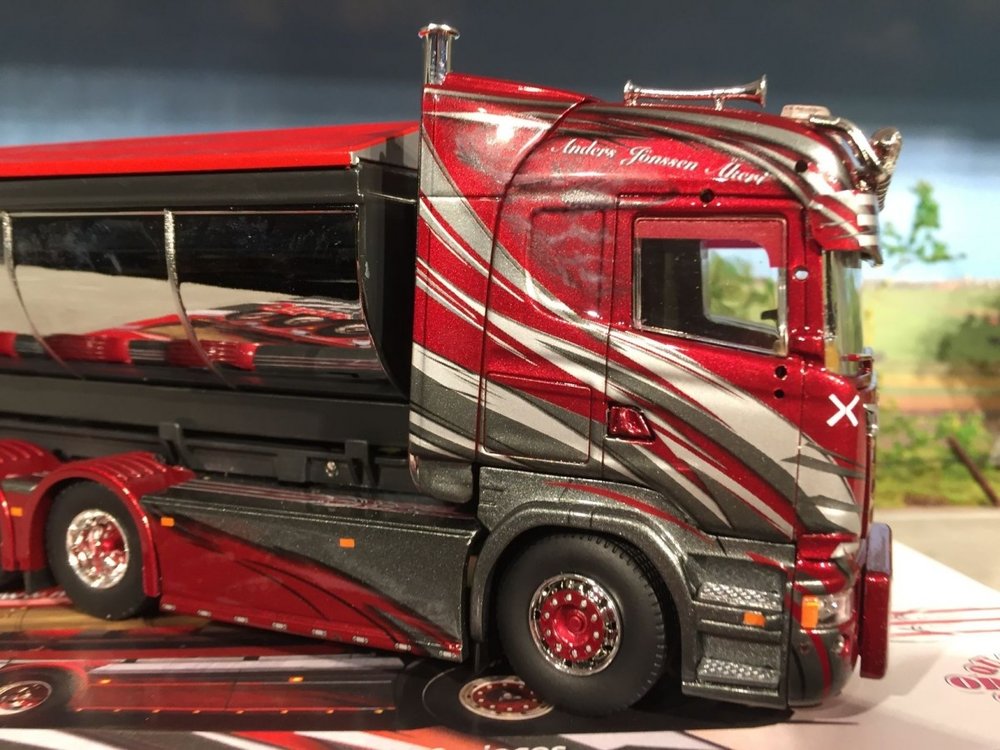 Tekno Tekno Scania streamline highline met afzetbak Anders Jonsson Sweden