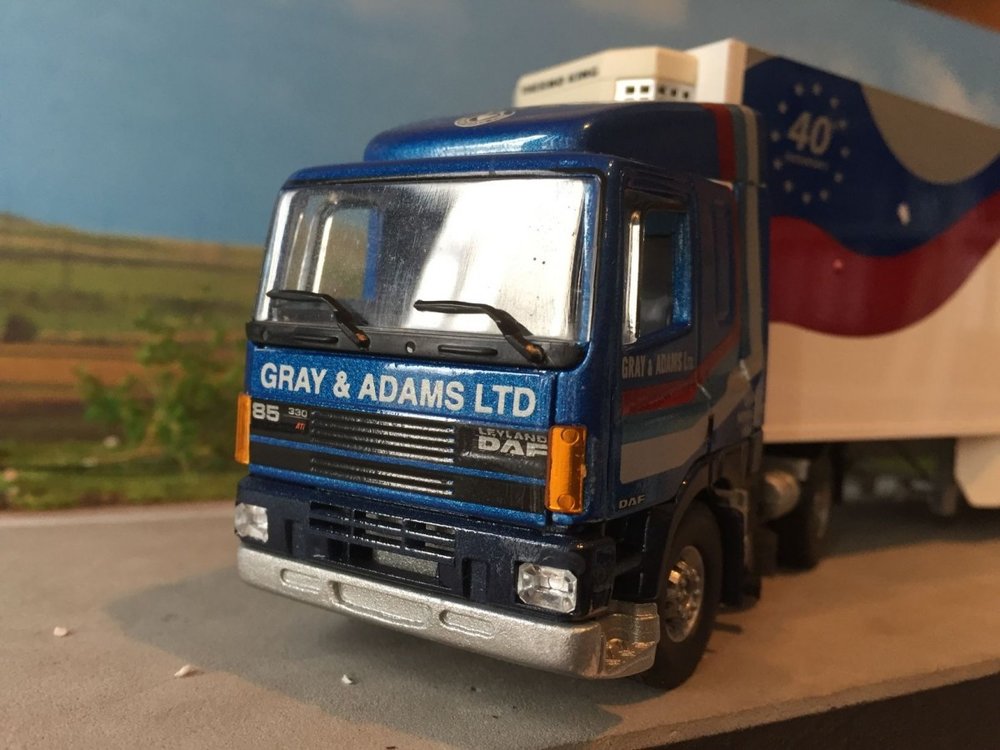 Tekno Tekno Leyland / DAF85 met koeloplegger Gray & Adams Ltd.