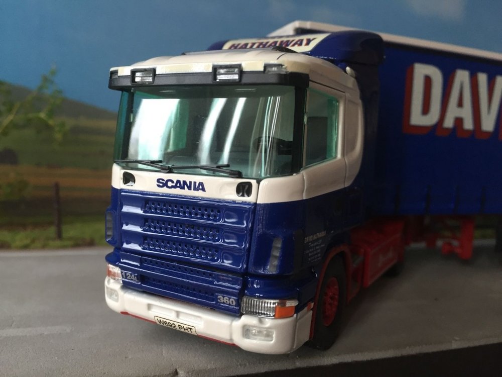 Tekno Tekno Scania 124L/400 with curtain sided trailer David Hathaway UK