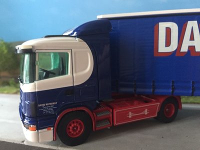 Tekno Tekno Scania 124L/400 with curtain sided trailer David Hathaway UK