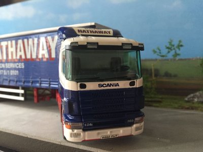 Tekno Tekno Scania 124L/400 with curtain sided trailer David Hathaway UK