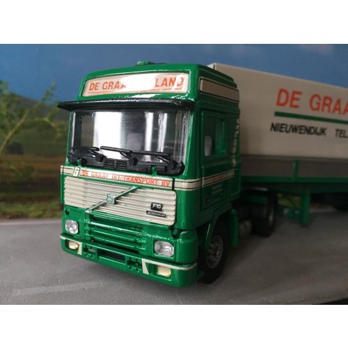 Tekno Tekno Volvo F10 with curtain side trailer de Graaf