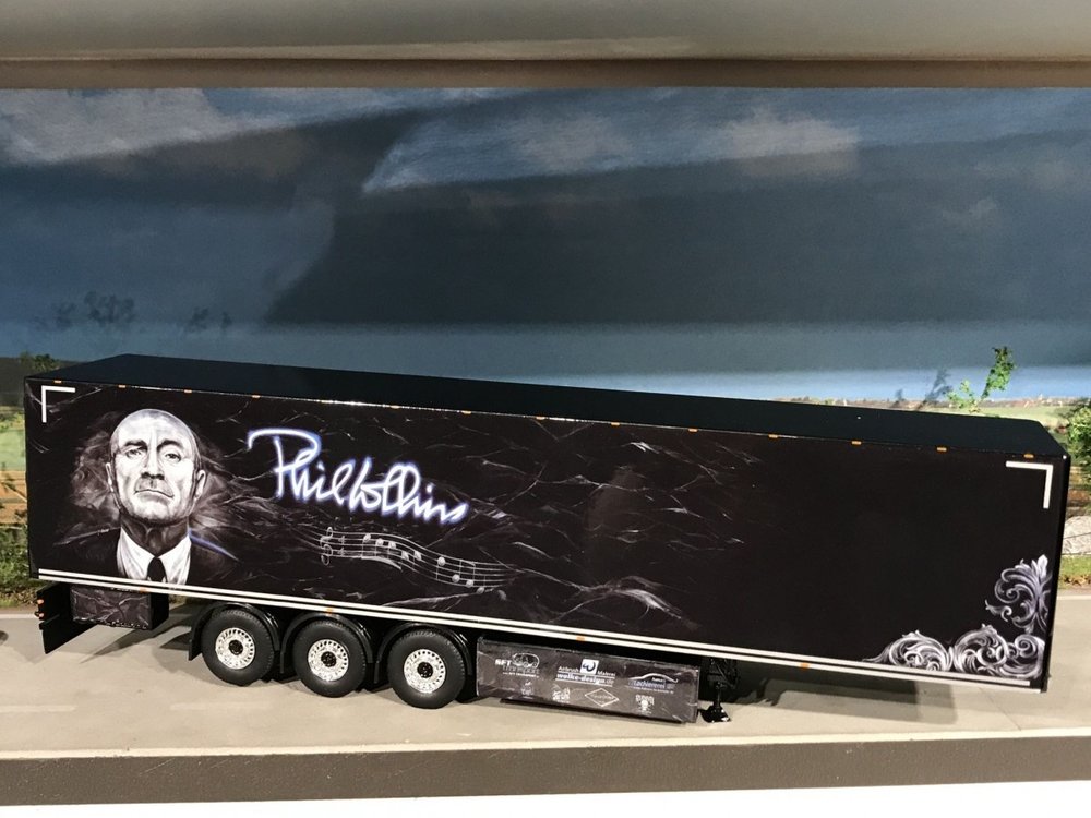 Tekno Tekno loose closed trailer Fleischmann "Phil Collins"
