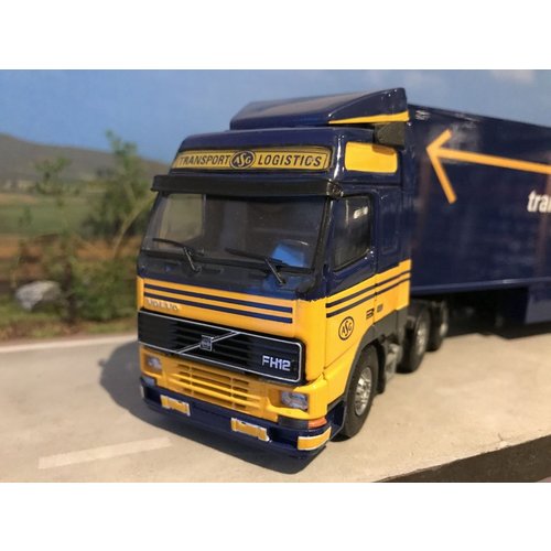 Tekno Tekno Volvo FH12 6x2 with closed trailer ASG Sweden Tekno Tekno Volvo FH12 6x2 with closed trailer ASG Sweden