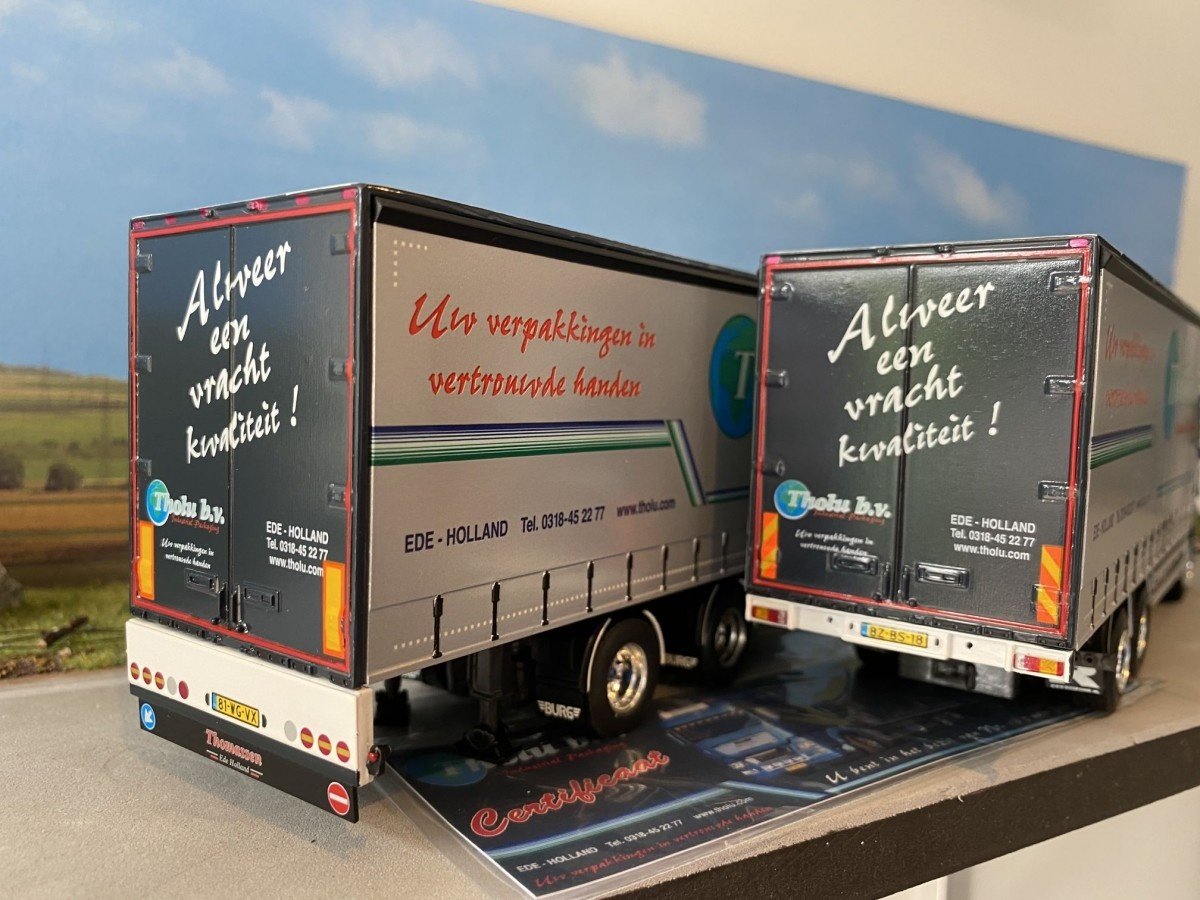 WSI MAN TGX XXL trailer combi Tholu - Miniatuurshop.com