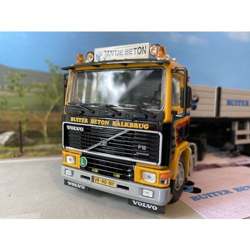 Tekno Tekno Volvo F12 4x2 with short stone trailer Gerben Buiter Tekno Tekno Volvo F12 4x2 with short stone trailer Gerben Buiter
