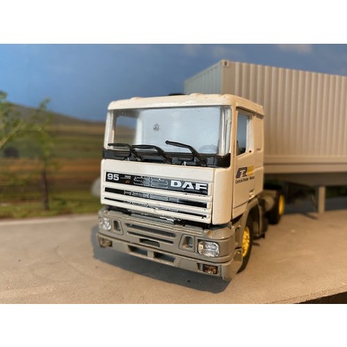Tekno Tekno DAF 95 met container oplegger CTR Tekno Tekno DAF 95 met container oplegger CTR