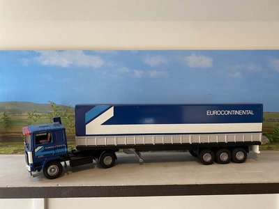 Tekno Tekno Volvo F1220 met classic huifoplegger Eurocontinental