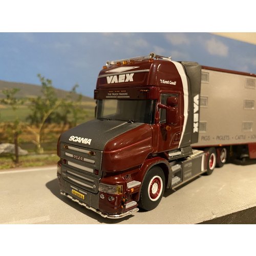 WSI WSI Scania T560 Torpedo met vee-oplegger VAEX WSI WSI Scania T560 Torpedo met vee-oplegger VAEX