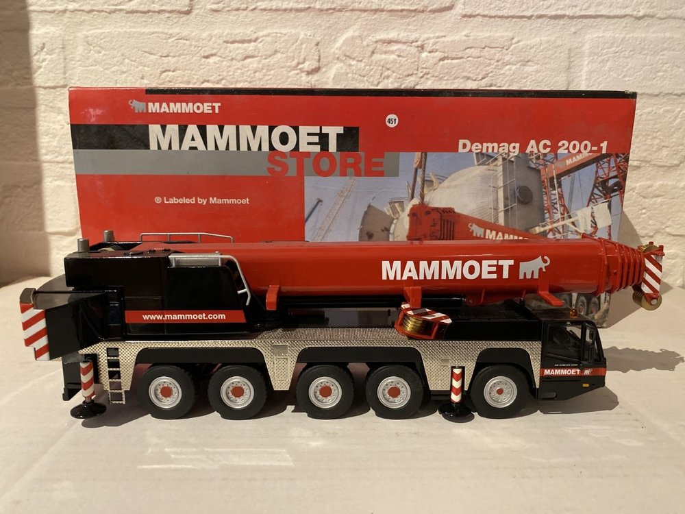 Mammoet store NZG Terex-Demag AC200-1 Telekraan Mammoet