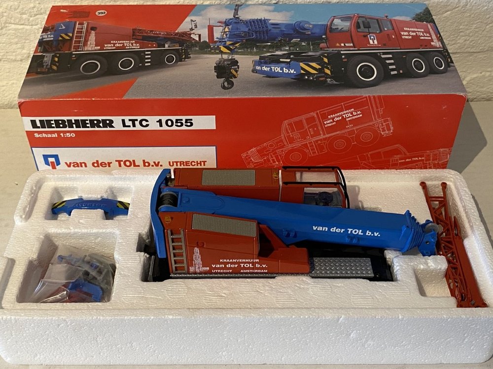 Conrad Modelle Conrad Liebherr LTC1055 mobil crane van der Tol
