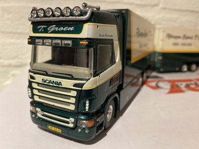 Tekno Tekno R580 Topline box truck combi T. Groen