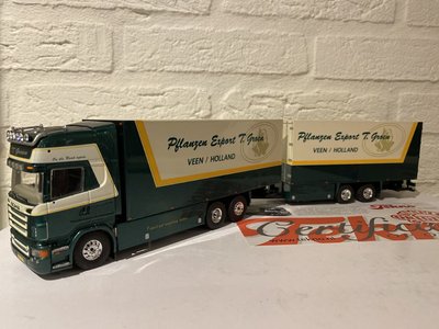 Tekno Tekno R580 Topline box truck combi T. Groen