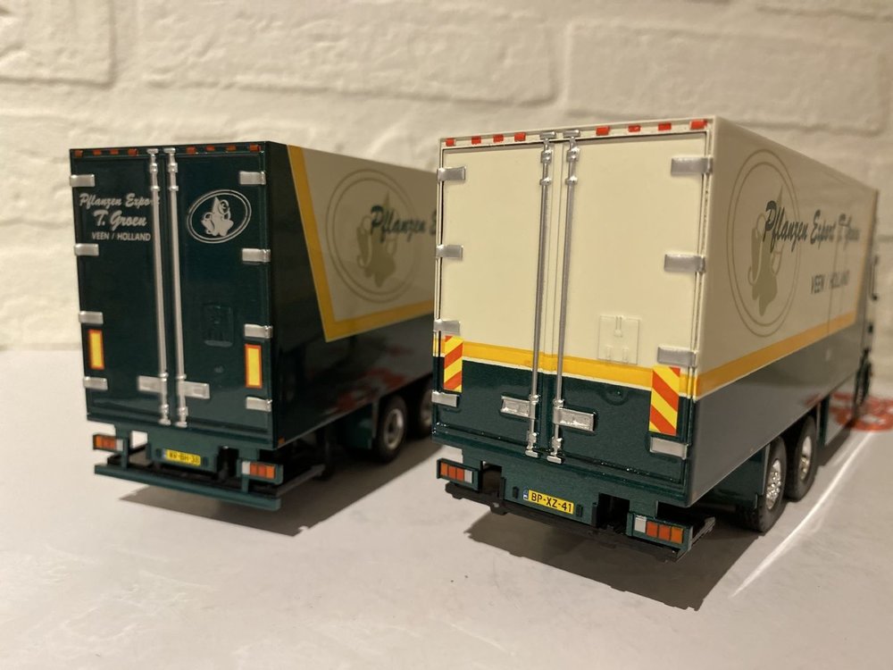 Tekno Tekno R580 Topline box truck combi T. Groen