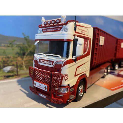 Tekno Tekno Scania Next gen haakarm met aanhanger Nome Tekno Tekno Scania Next gen haakarm met aanhanger Nome