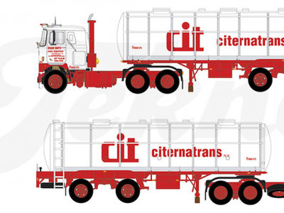 Tekno Tekno Mack F700 with 2-axle ATT tank trailer Bram Smits