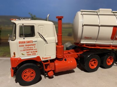 Tekno Tekno Mack F700 met 2-assige ATT tankoplegger Bram Smits