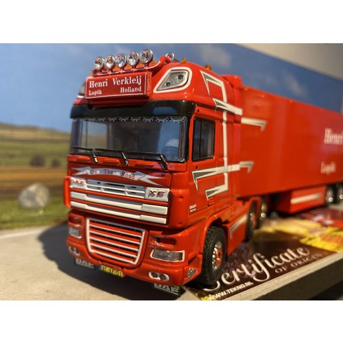 Tekno Tekno DAF 105XF SSC 6x2 with box semitrailer Henri Verkleij Tekno Tekno DAF 105XF SSC 6x2 with box semitrailer Henri Verkleij