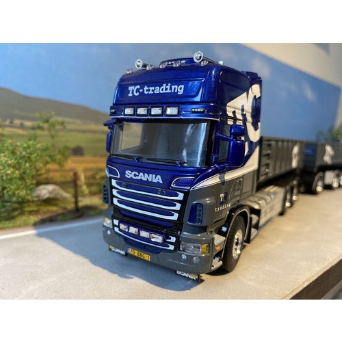 WSI WSI Scania R6 Topline hooklift system / rigid truck / drawbar + hooklift container 20m3 TC Trading WSI WSI Scania R6 Topline hooklift system / rigid truck / drawbar + hooklift container 20m3 TC Trading