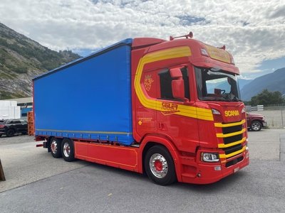 Tekno Tekno Scania Next Gen R-serie Highline curtainside combination Seiler Transporte