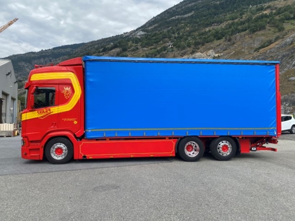 Tekno Tekno Scania Next Gen R-serie Highline curtainside combination Seiler Transporte