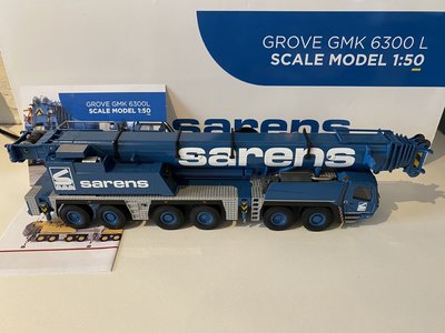 Sarens store Conrad Grove GMK 6300L Mobil crane Sarens