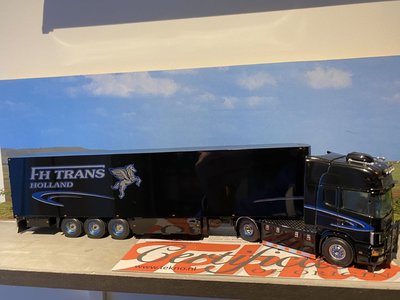 Brothers Frigo Tekno Scania 164L/480 Topline met koeloplegger FH Trans
