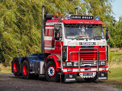 Tekno Scania 2-serie 6x2 sleepas Jamie Holey