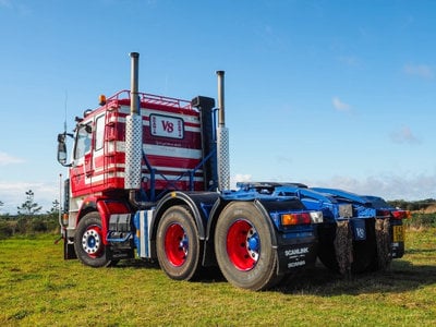 Tekno Scania 2-serie 6x2 sleepas Jamie Holey