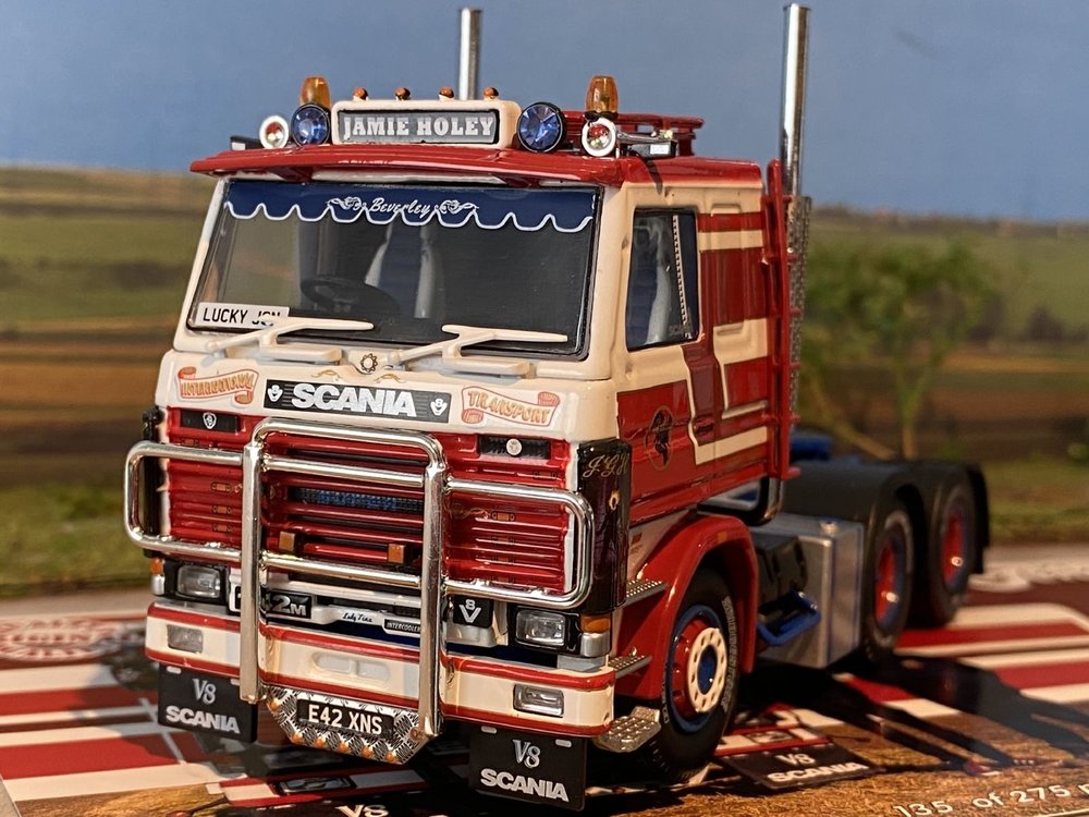 Tekno Scania 2-serie 6x2 sleepas Jamie Holey