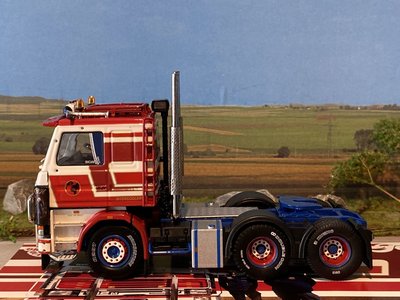 Tekno Scania 2-serie 6x2 sleepas Jamie Holey