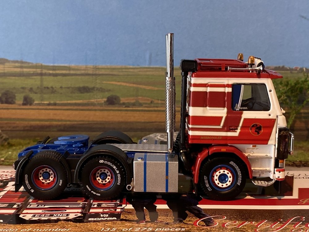 Tekno Scania 2-serie 6x2 sleepas Jamie Holey