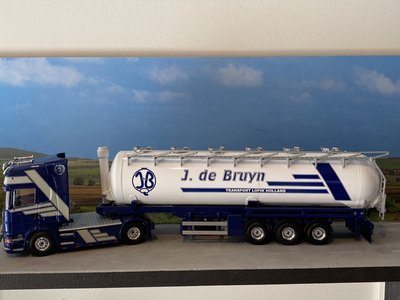 Tekno Tekno Scania R500 Topline with  3-axle silo trailer J. de Bruyn (BP-VN-05)