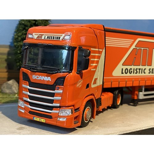 WSI WSI Scania S Highline with curtainside/ tautline trailer Heebink WSI WSI Scania S Highline with curtainside/ tautline trailer Heebink