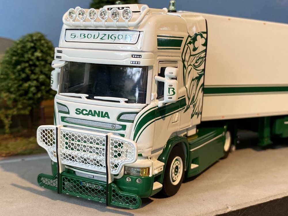 WSI WSI Scania Streamline Topline 4x2 reefer trailer S. Bouzigon