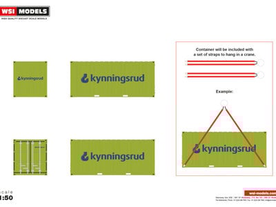 WSI WSI  20ft. container with lifting straps Kynningsrud