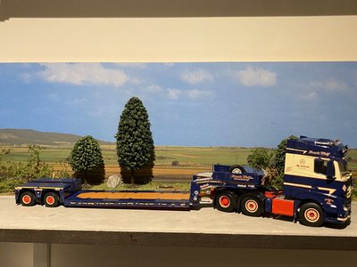 WSI WSI Mercedes Actros MP4 Big Space 6x2 low loader Frank Wulf