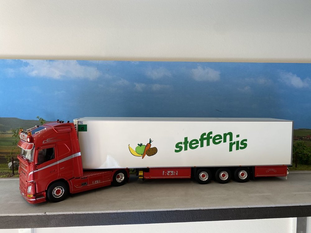 Tekno Tekno Volvo FH04 met koeloplegger Ris Steffen Transport Zwitserland