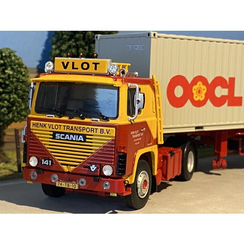 WSI WSI Scania 1-series 4x2 classic container trailer 2x20ft. Henk Vlot WSI WSI Scania 1-series 4x2 classic container trailer 2x20ft. Henk Vlot
