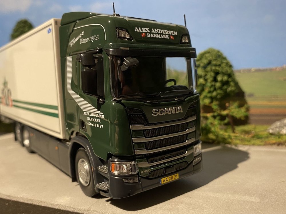 Tekno Tekno Scania Next Gen R-serie Highline rigid truck with trailer ALEX ANDERSEN