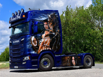 WSI WSI Scania S Highline 4x2 Roland Graf