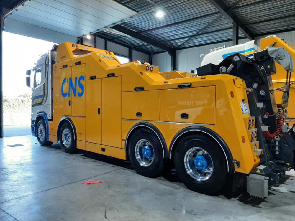 WSI WSI Scania S Normal 8x4 Falkom CNS Takeldienst