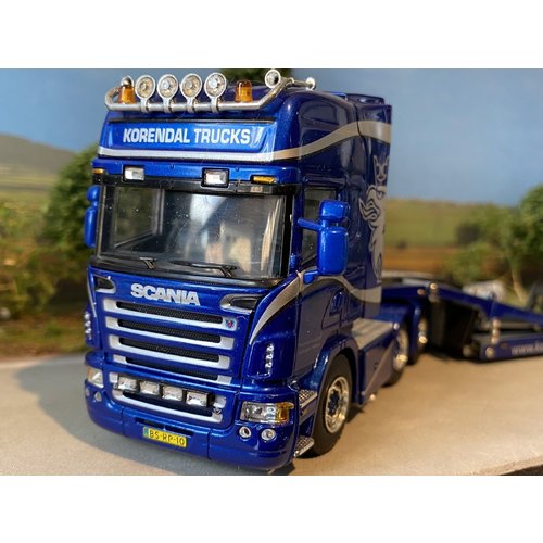 WSI WSI Scania R Topline 6x2 with trucktransporter Korendal Trucks WSI WSI Scania R Topline 6x2 with trucktransporter Korendal Trucks