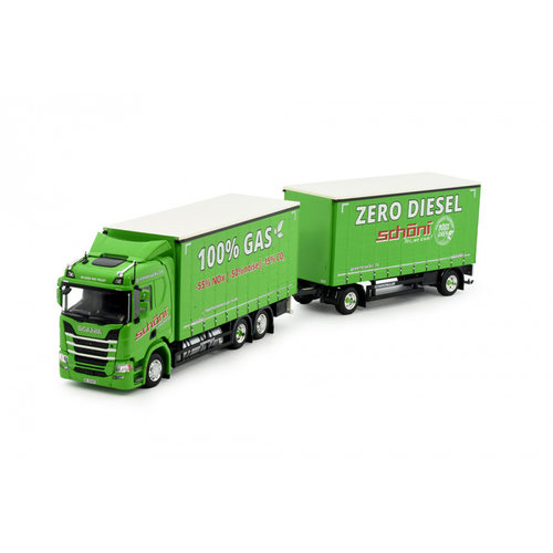 Tekno Tekno Scania Next Gen R-serie rigid truck with trailer Schöni