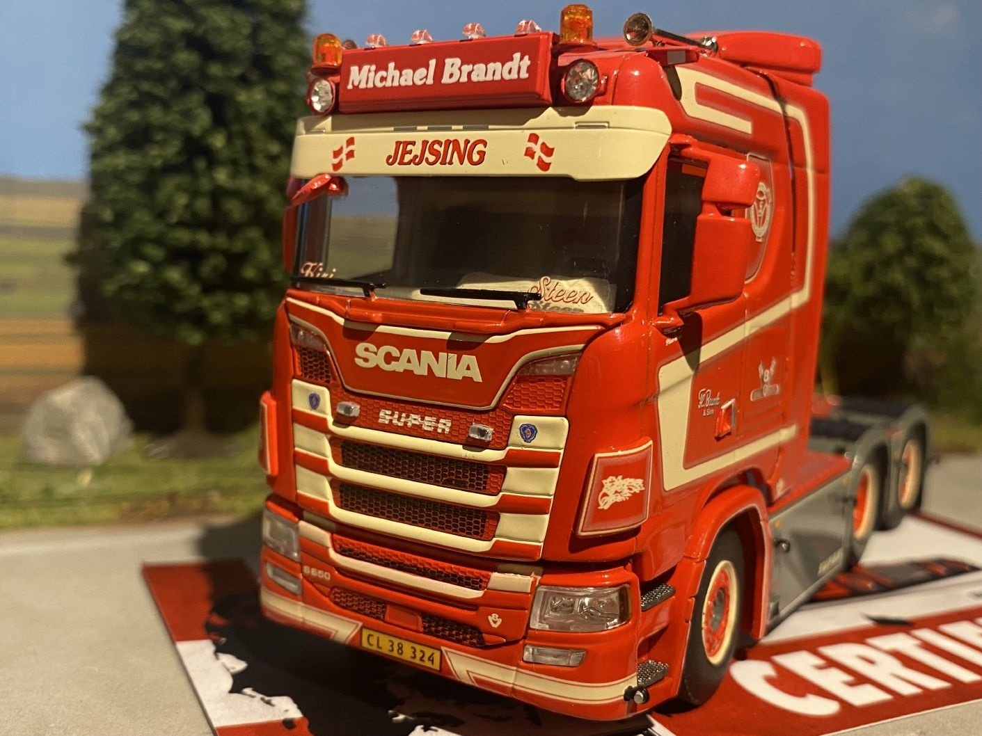 WSI Scania S 6x2 FL. Brandt & Son - Miniatuurshop.com