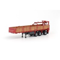 WSI Premium line 3-axle classic brick trailer