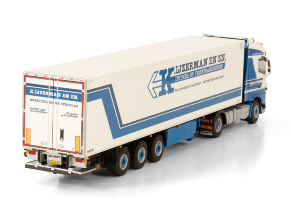 WSI WSI Volvo FH4 Glob. 4x2 with 3-axle reefer trailer Ijzerman Transport