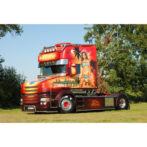 WSI WSI Scania T5 Torpedo Topline 4x2 Transport BEAU WSI WSI Scania T5 Torpedo Topline 4x2 Transport BEAU