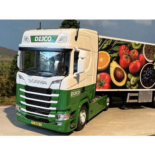 Tekno Tekno Scania next Gen with Zamac 3-axle reefer trailer Hoogsteder / Dijco