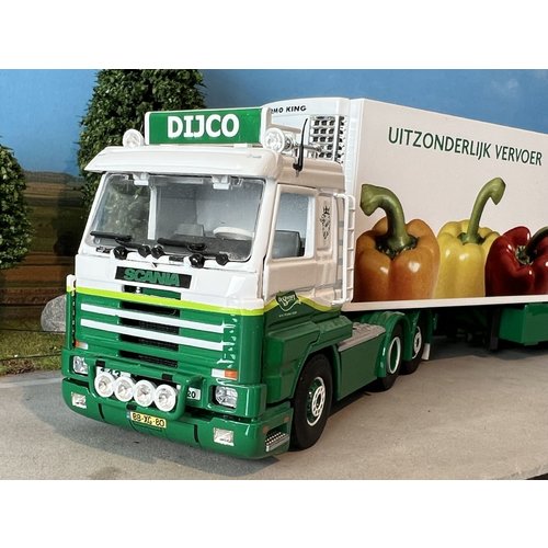 Tekno Tekno Scania 143M - 420 streamliner with refrigerated trailer P&M Jansen "Dijco" Tekno Tekno Scania 143M - 420 streamliner with refrigerated trailer P&M Jansen "Dijco"